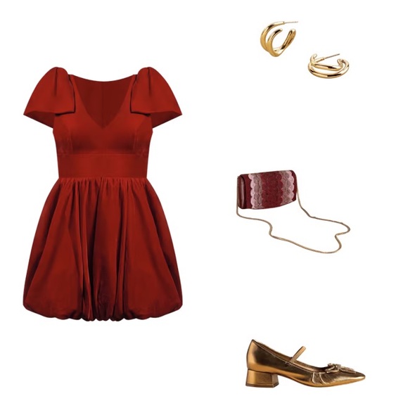 Anthropologie Beaded Petal Clutch RED/PINK New Never Worn! - Picture 9 of 9